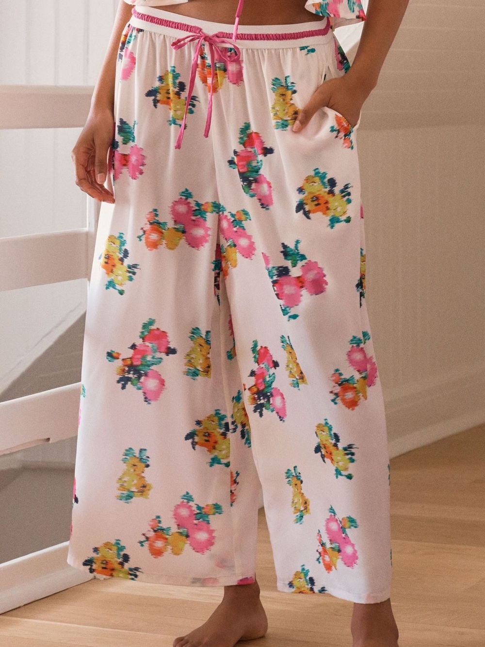Anthropologie LyreBird Silky Wide Leg Culottes NWT 😍POCKETS😍